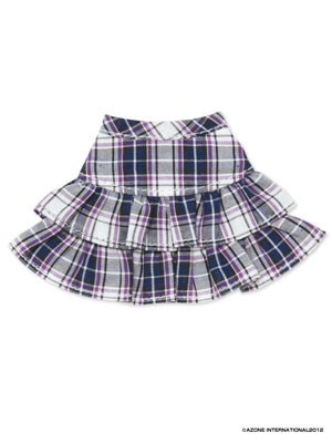 PNM Frilly Tiered Skirt (Black Check), Azone, Accessories, 1/6, 4580116037344